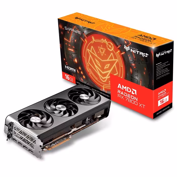 کارت گرافیک سافایر Nitro  AMD Radeon RX 7800 XT Gaming 16GB