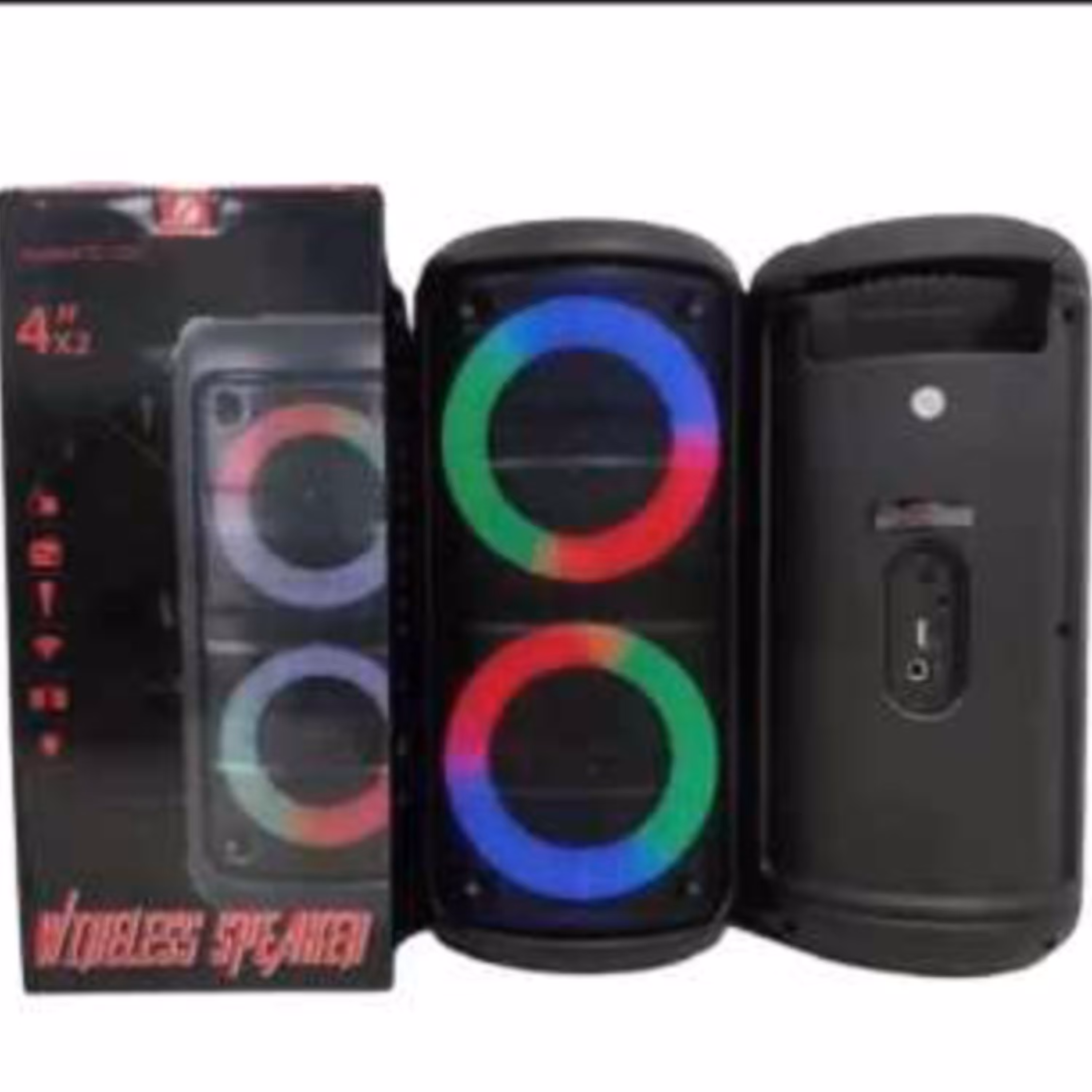 اسپیکر بلوتوثی مدل 1297 شارژی  ارتباطات بلوتوث رم فلش کابل aux رادیو FM