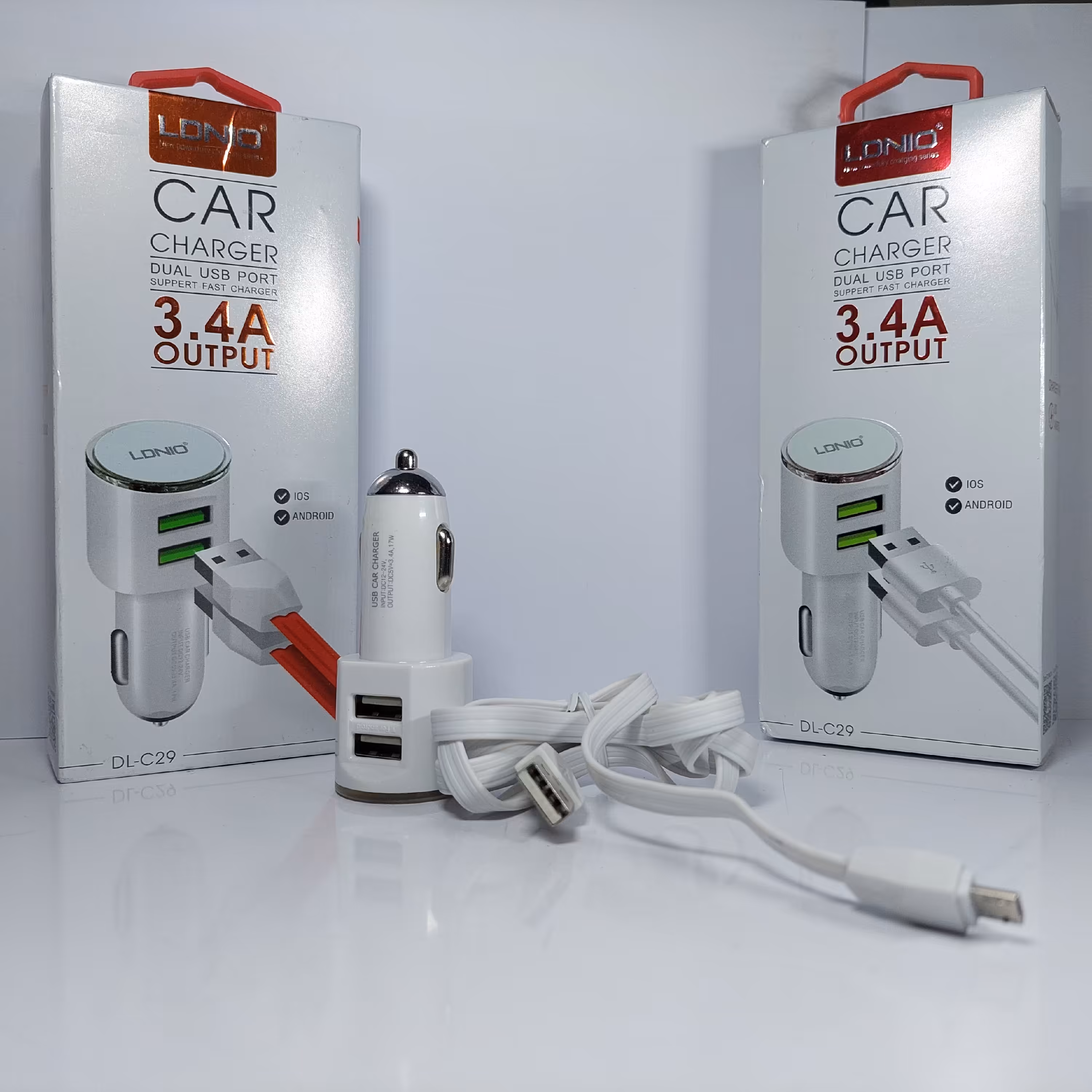 شارژر فندکی برند LDNIO اصلی اورجینال