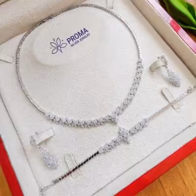 سرویس نقره مجلسی زنانه مدل PRM26