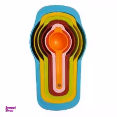 پیمانه اندازه گیری مدل رنگین کمان کد 019 بسته 6 عددی