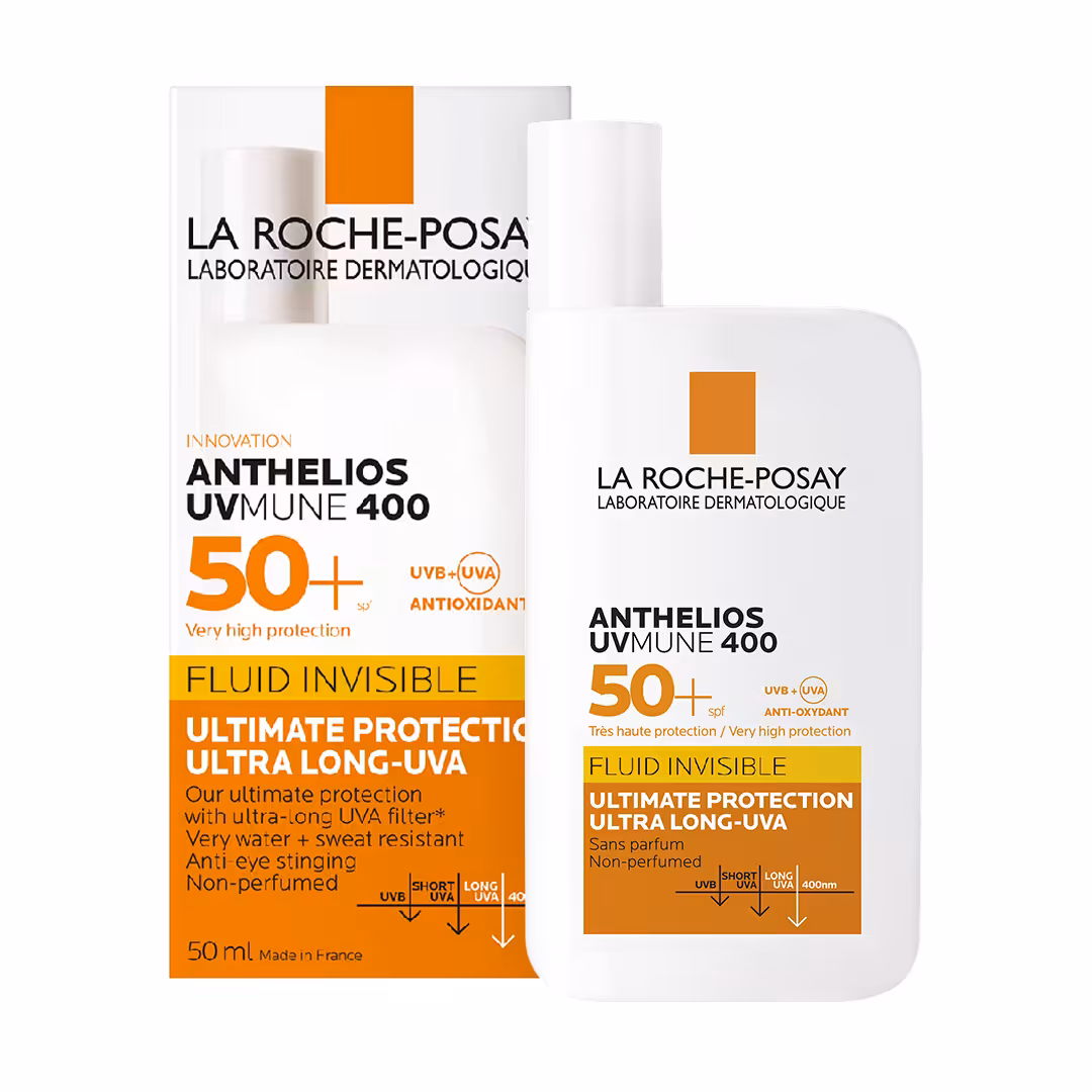 قیمت و خرید ضد آفتاب پمپی فلوئید لاروش پوزای مدل Invisible Fluid حاوی SPF50 حجم 50 میلی لیتر ⚡ اصل