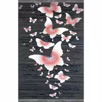 فرش ماشینی افرند طرح پتینه 500 شانه کد 6615 (یک و نیم متری)