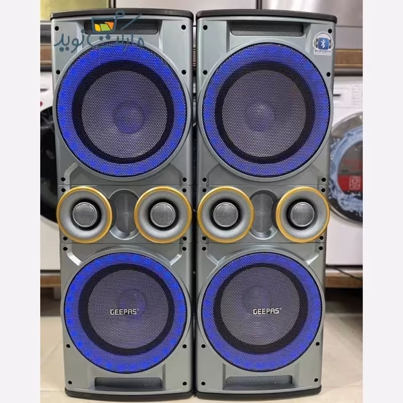 اسپیکر 2 قلو و حرفه ای جیپاس مدل 8518 (پس کرایه)