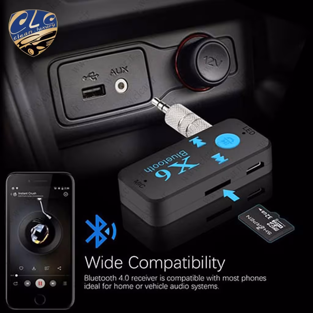 گیرنده بلوتوثی موزیک مدل X6 - امین 24 امانت دار اعتماد شما