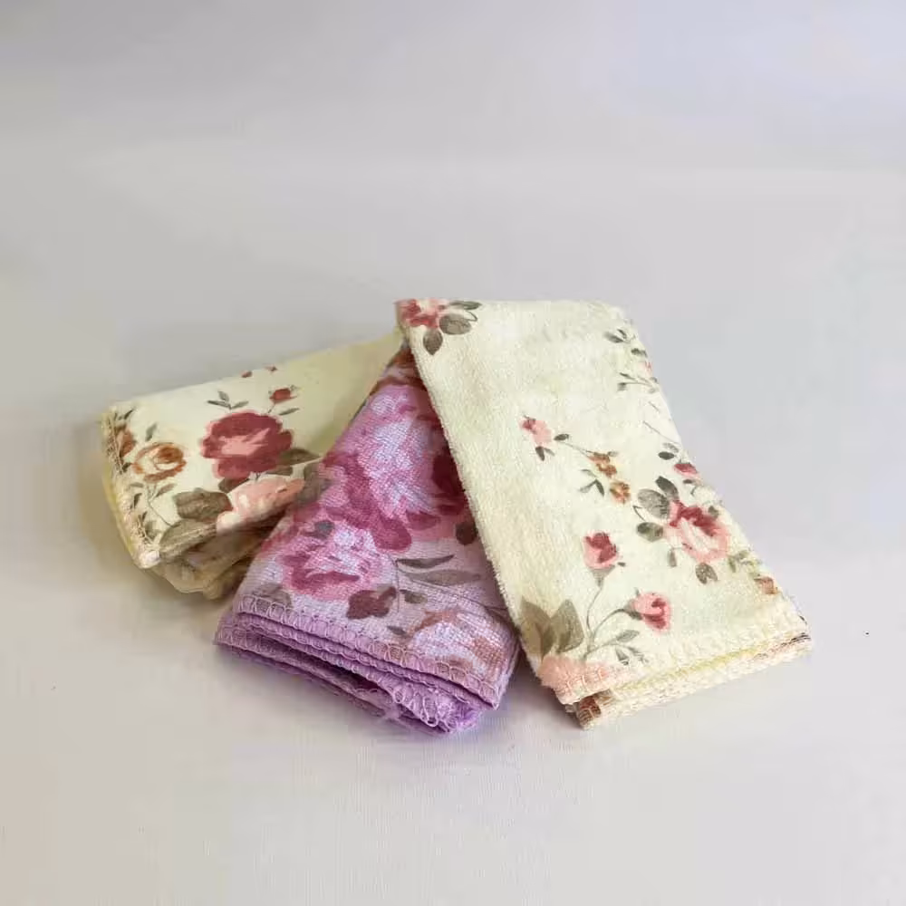 دستمال گلدار سه عددی