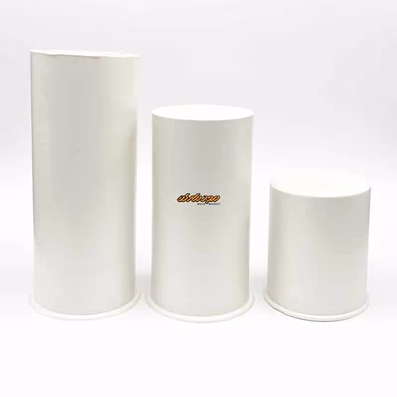 قالب شمع استوانه 8 سانت 3 سایز پلاستیکی