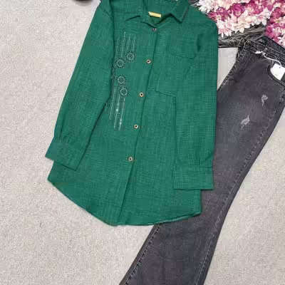 شومیز مانتویی سوین