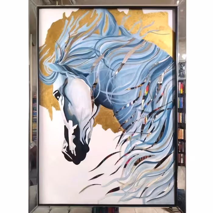 تابلو دکوراتیو برجسته آینه ای