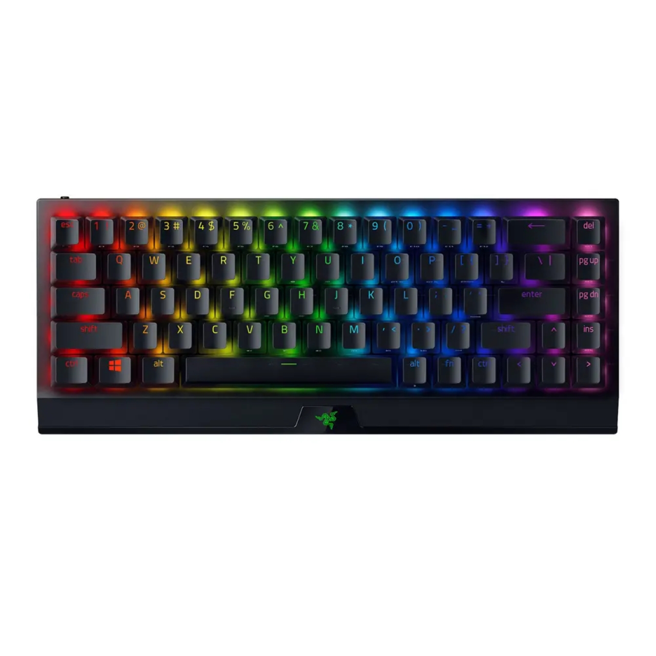 کیبورد بی سیم گیمینگ ریزر مدل BLACKWIDOW V3 MINI HYPERSPEED – Green
