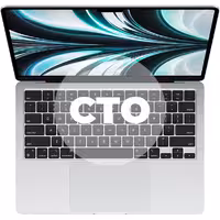 مک بوک ایر 13.6 اینچ M2 کاستوم پردازنده 8core - 10core حافظه رم 16 گیگابایت هارد 256 گیگابایت نقره ای - Hiapple.ir