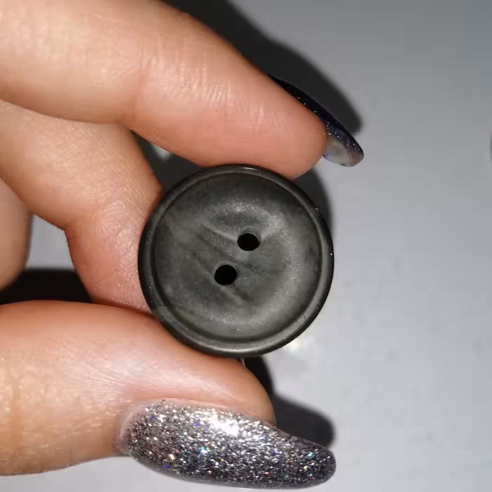 دکمه لباس طرح دار رنگ سبز در بسته 3 عددی 