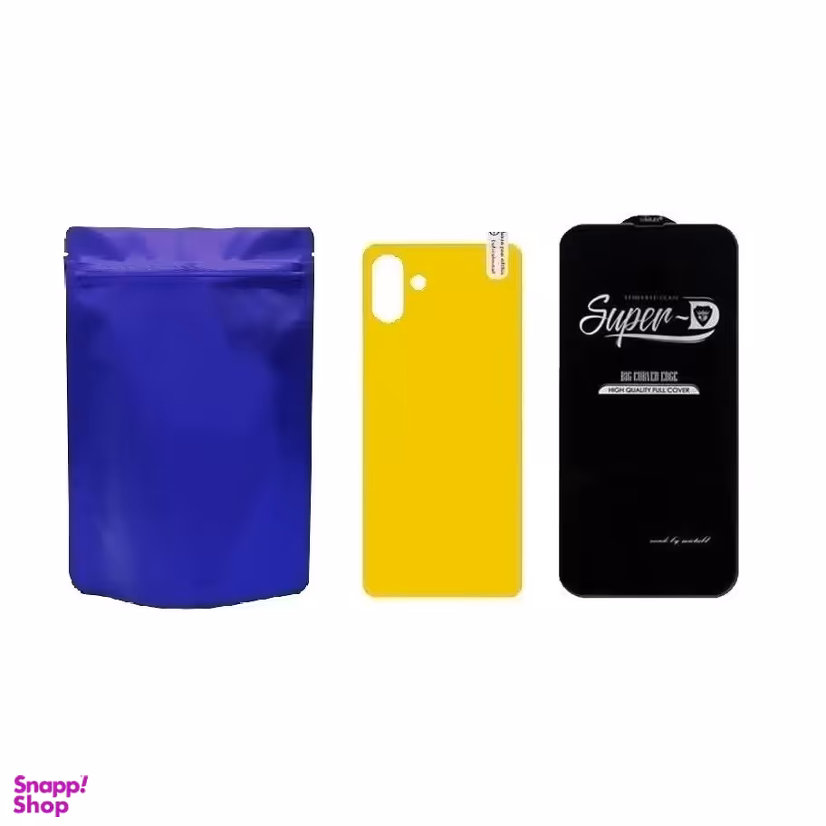 محافظ صفحه نمایش SuperD و برچسب پشت گوشی نانو کد M-B مناسب سامسونگ Galaxy A05