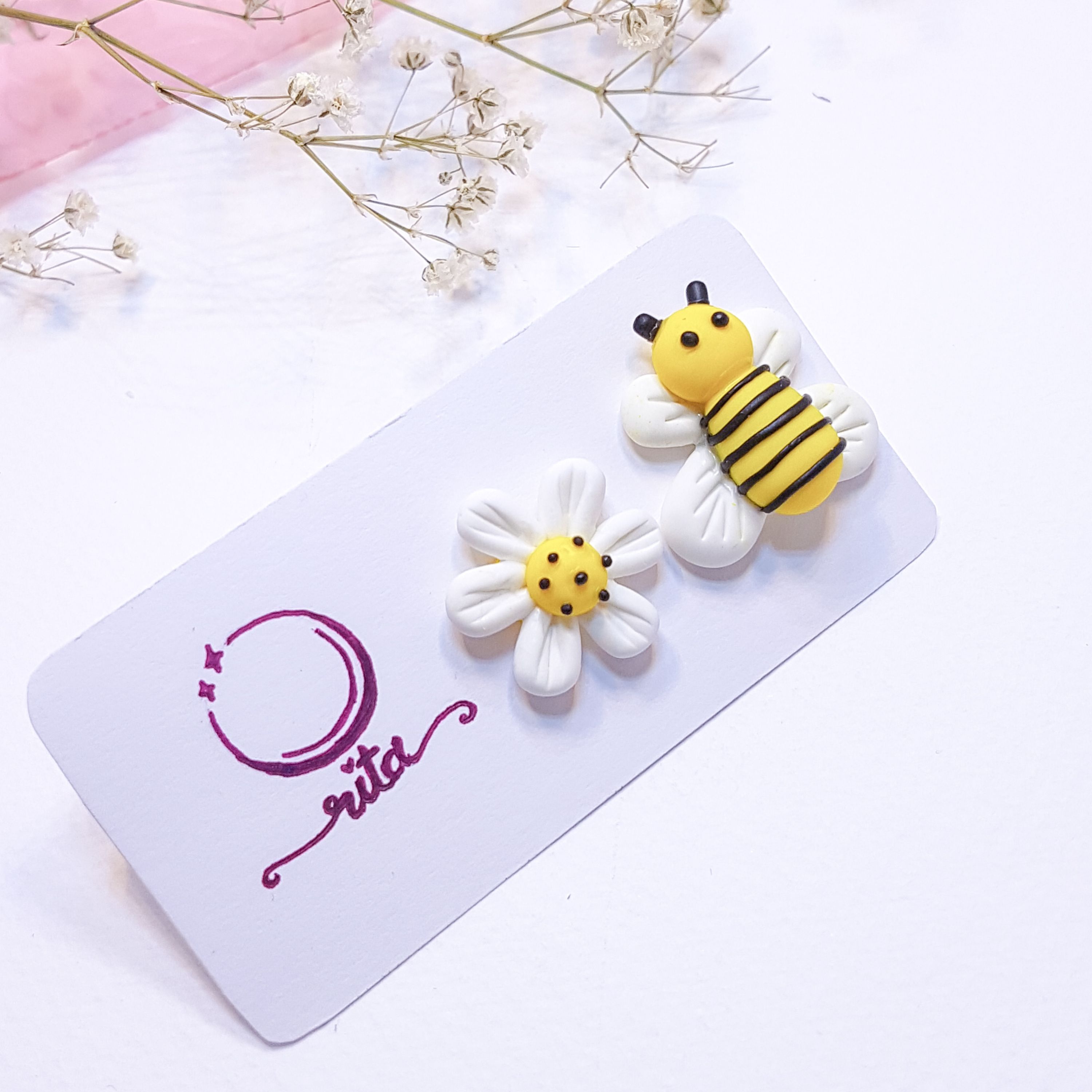 گوشواره دخترانه پلیمری مدل 10017