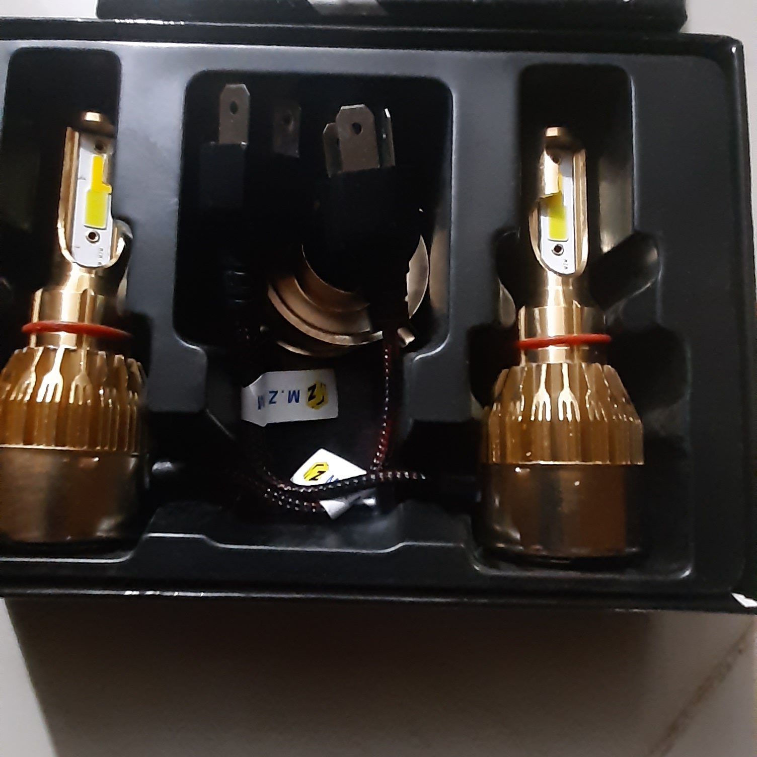 هدلایت دو کنتاک H4 سه رنگ فلشر دار بسته دو عددی h4