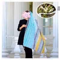 شال نخی اسپان منگوله دار اعلا 
 با کیفیت خوب وعالی 
 قواره حدود 2 در 75