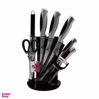 سرویس چاقو آشپزخانه 9 پارچه آیریس طرح FGS مدل 77