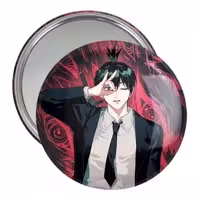 آینه جیبی خندالو مدل هایاکاوا انیمه مرد اره ای Chainsaw Man کد 17992