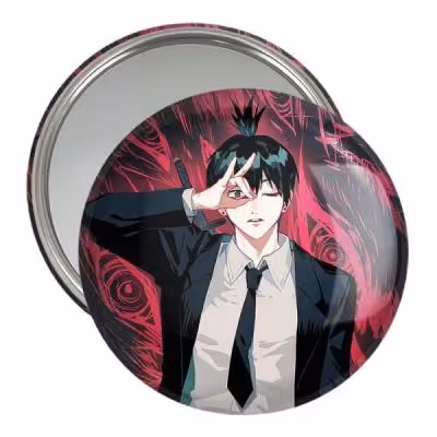 آینه جیبی خندالو مدل هایاکاوا انیمه مرد اره ای Chainsaw Man کد 17992