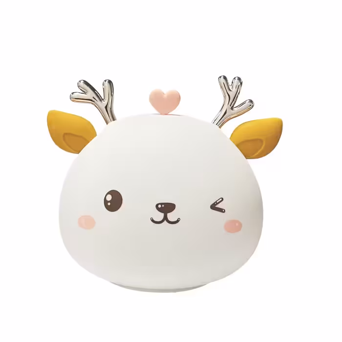 چراغ خواب سیلیکونی طرح گوزن