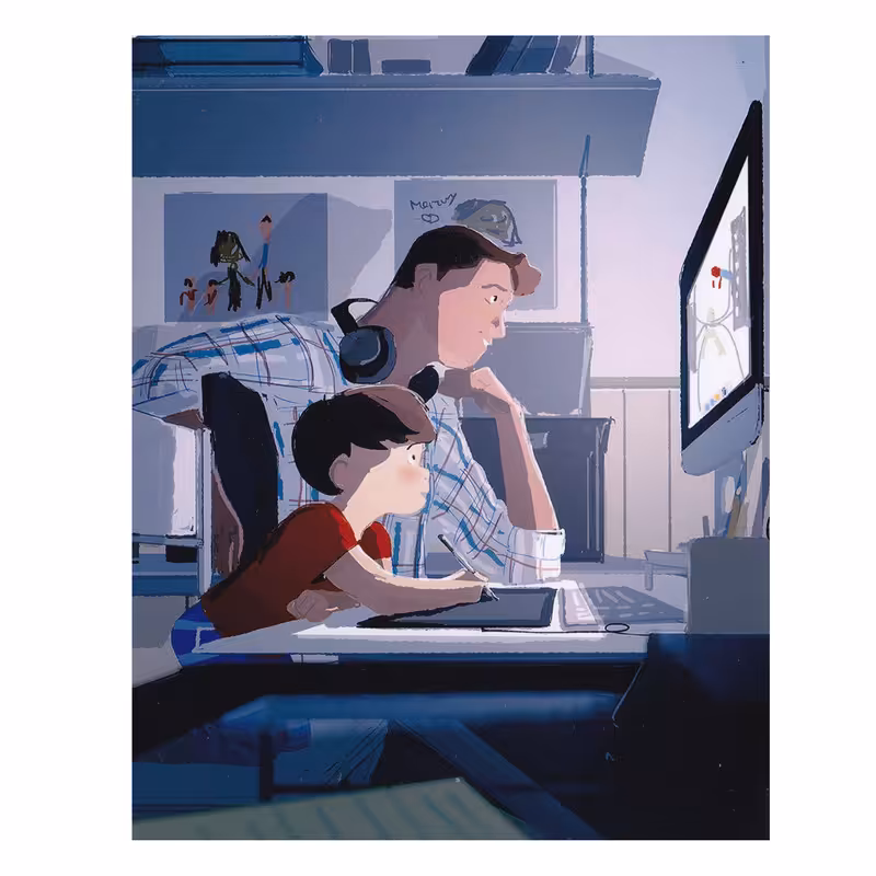 تابلو شاسی طرح Father کد Ir-839