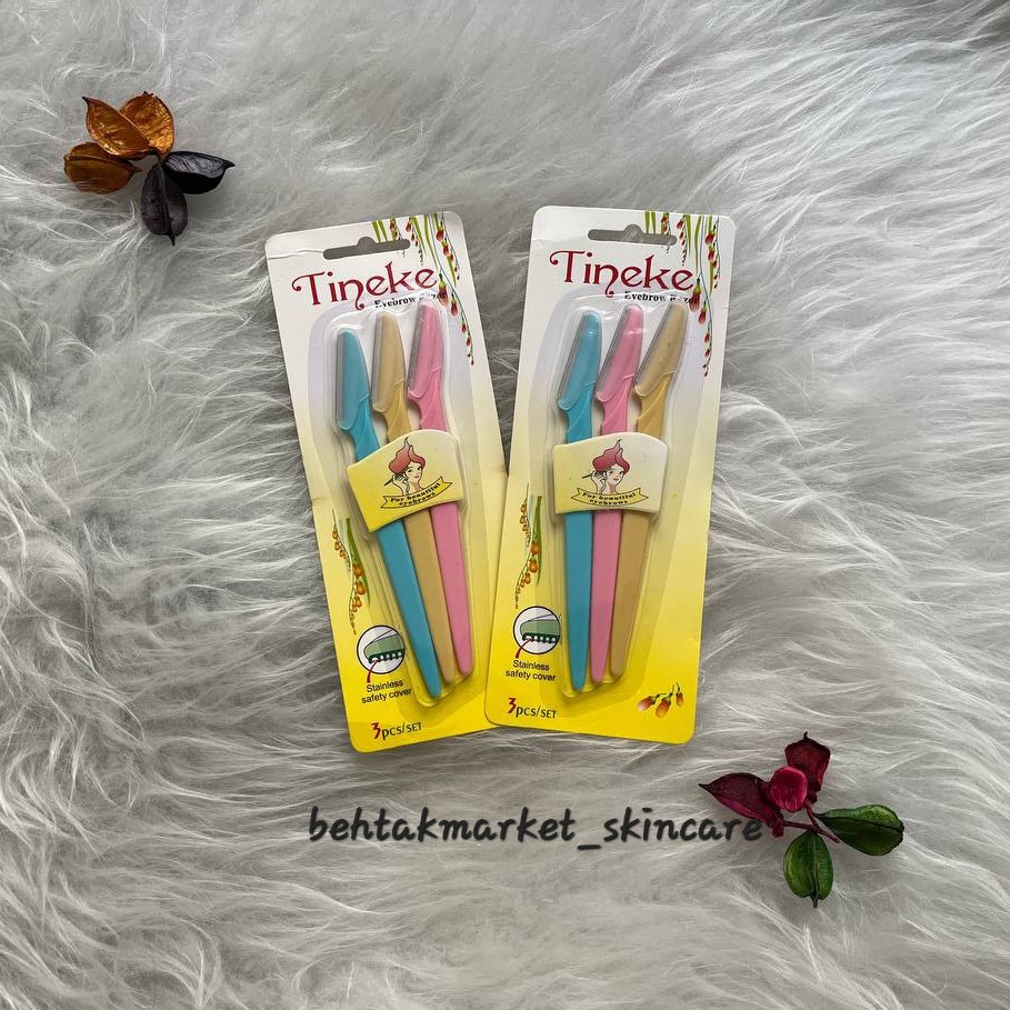 تیغ اصلاح صورت و ابرو پک 3 عددی دارای محافظ(ارسال رایگان خرید 300)