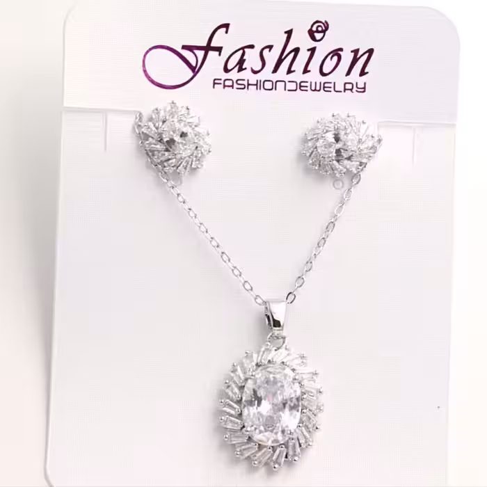 نیمست کد11220 طرح جواهر.نگین اتمی.با آبکاری طلا.ضد حساسیت.رنگ ثابت2