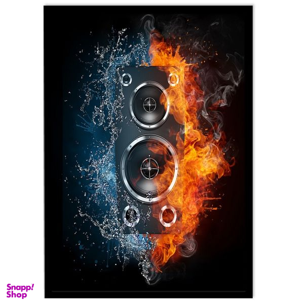 تابلو نوری بکلیت طرح موسیقی اسپیکر و استریو مدل B-S1511