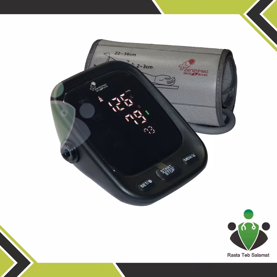 فشارسنج دیجیتال سخنگو زنیت مد با کاف فنری بک لایت و شارژری X6