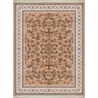 فرش ماشینی افرند 700 شانه زمینه شکلاتی کد 7759 (دوازده متری)