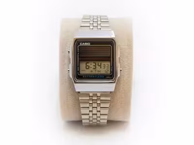 ساعت casio al180 رنگ نقره ایی همراه با 22%پرداخت 195000 تومان به جای 250000 تومان