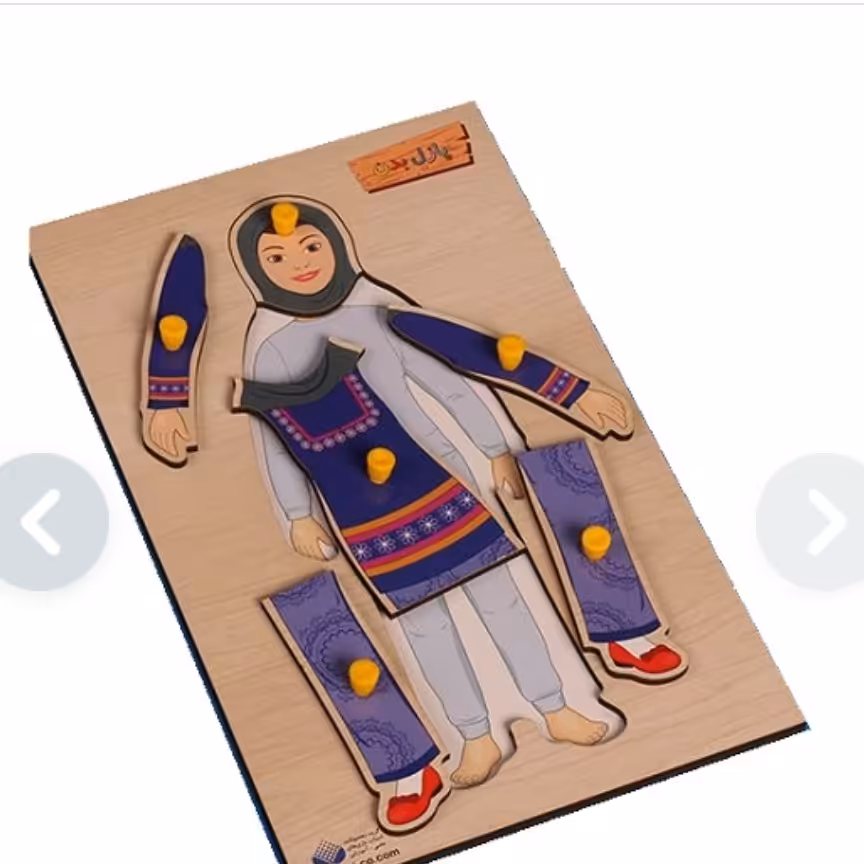 اسباب بازی پازل بدن انسان