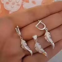 نیم ست نقره خالص 925 عیار بدون ابکاری رادیوم بکر و  دارای خواص درمانی و ضد عفونی کنندگی  