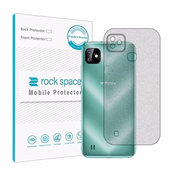 گلس محافظ پشت گوشی اینفینیکس Smart Hd 2021 مدل نانو هیدروژل مات برند راک اسپیس کد 13134S