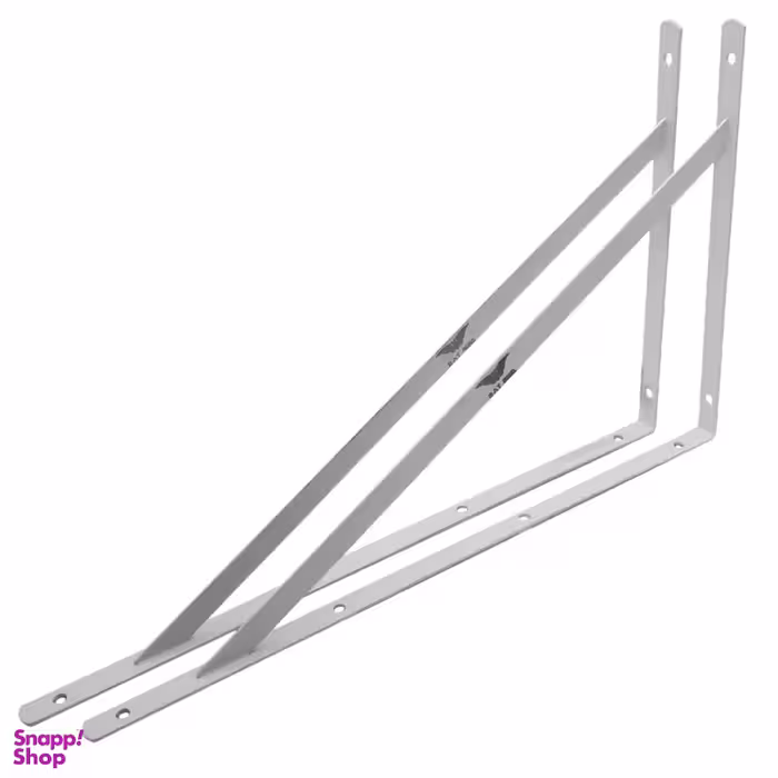 پایه نگهدارنده طبقه دیواری مدل بت کد YPEK-500x320CM مجموعه 2 عددی