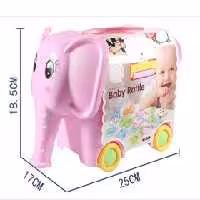 پک جغجغه و دندانگیر خارجی 14 عددی طرح فیل