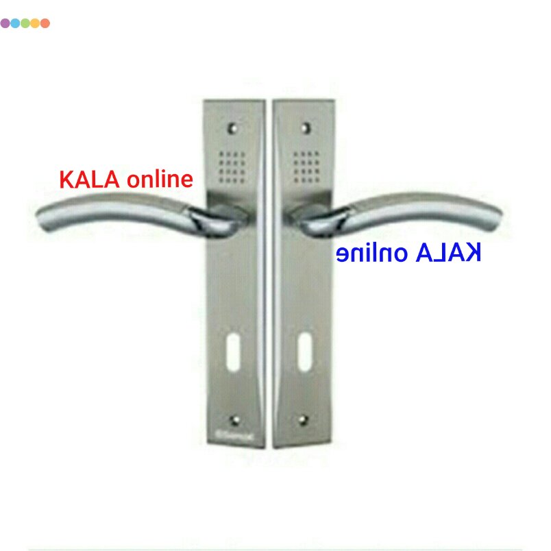 دستگیره اتاق خواب(کروم خالدار)