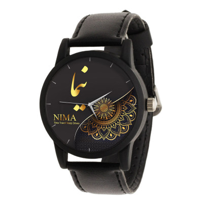 ساعت مچی عقربه ای مردانه و پسرانه طرح اسم نیما