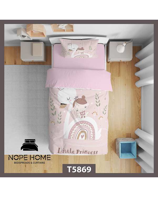 سرویس لحاف روتختی کودک یک نفره 5 تکه نوپه هوم Nopehome طرح بچگانه فانتزی کد T5869