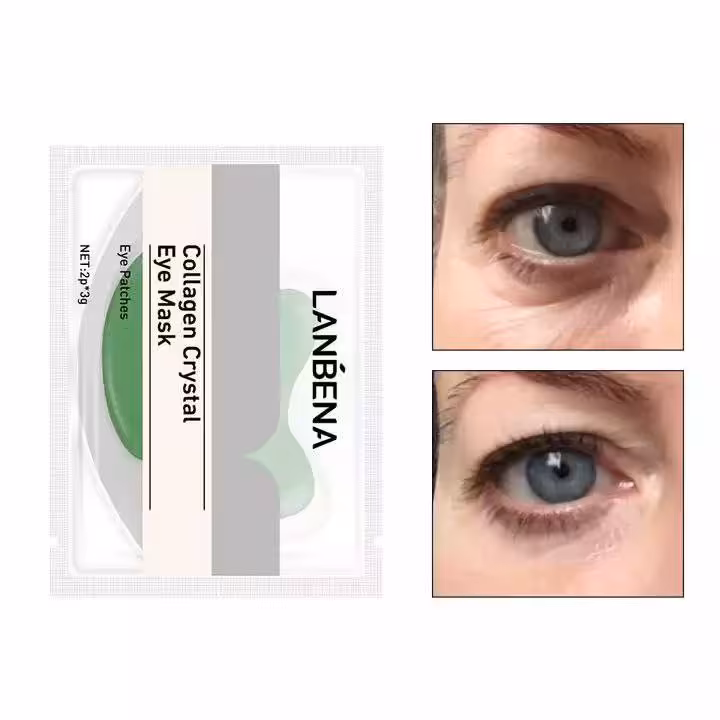 پچ زیر چشم ورقه ای کریستال کلاژن سبز لانبنا 