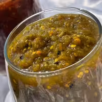 ترشی لیته بادمجان خانگی . بادمجان کبابی 650گرم 