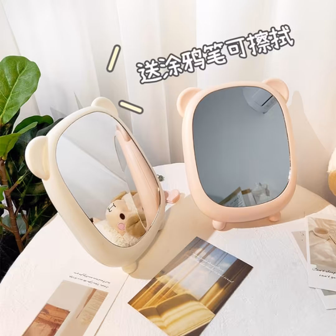 آینه رومیزی خرس 