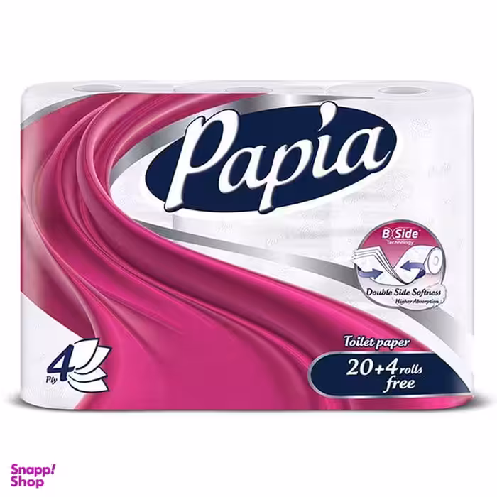 دستمال کاغذی پاپیا (Papia) بسته 24 عددی