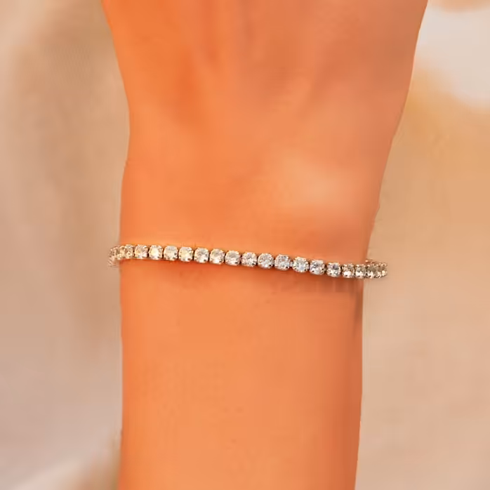 دستبند نگینی دخترانه و زنانه کیفیت فوق العاده