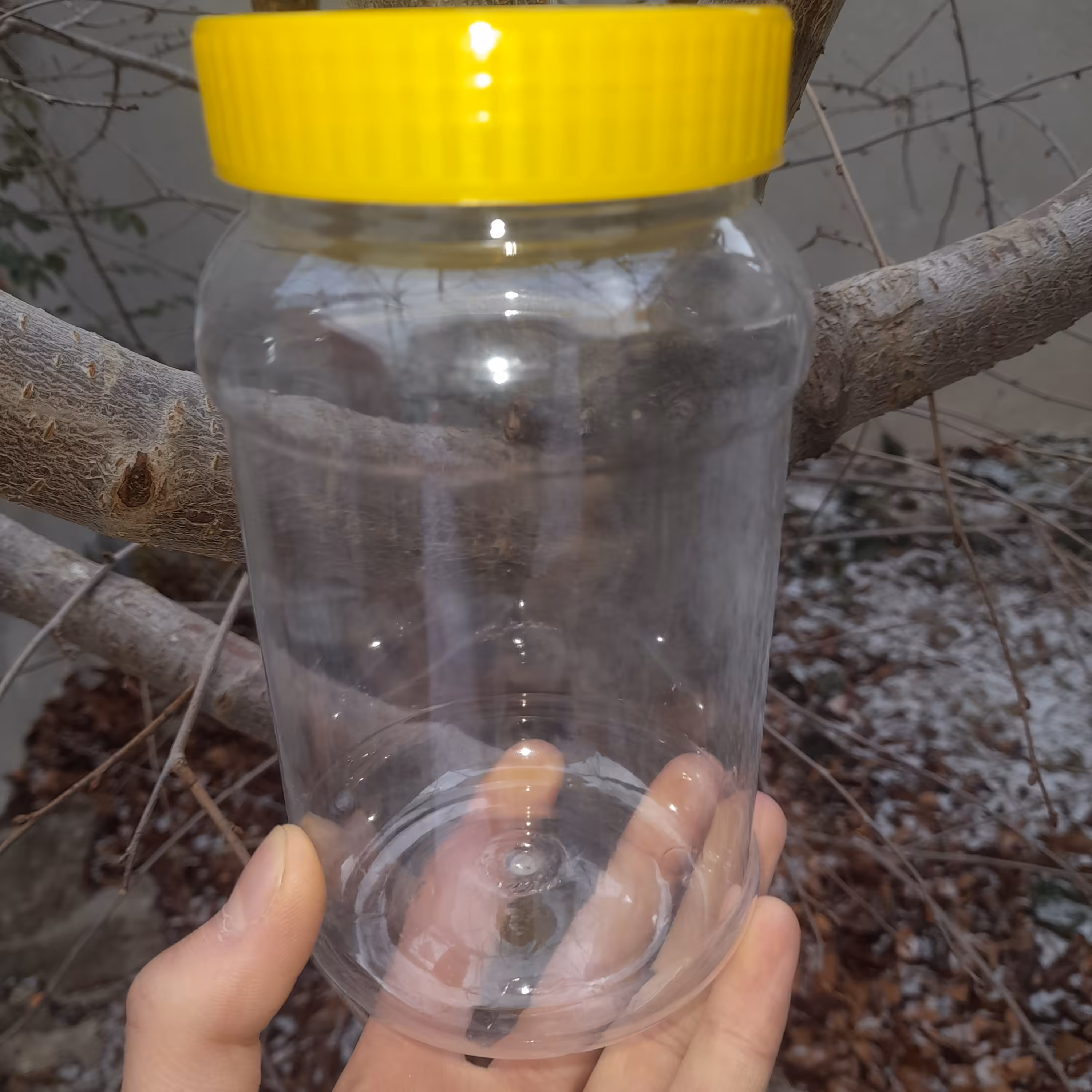 ظرف (قاب) پلاستیکی 1000 گرمی (1کیلویی )عسل  بسته 10 عددی 