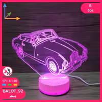 بالبینگ چراغ خواب سه بعدی B201