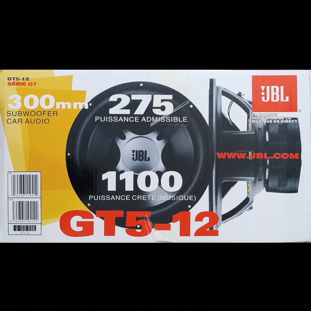 ساب جی بی ال 1100 وات - JBL GT5-12 (پس کرایه)
