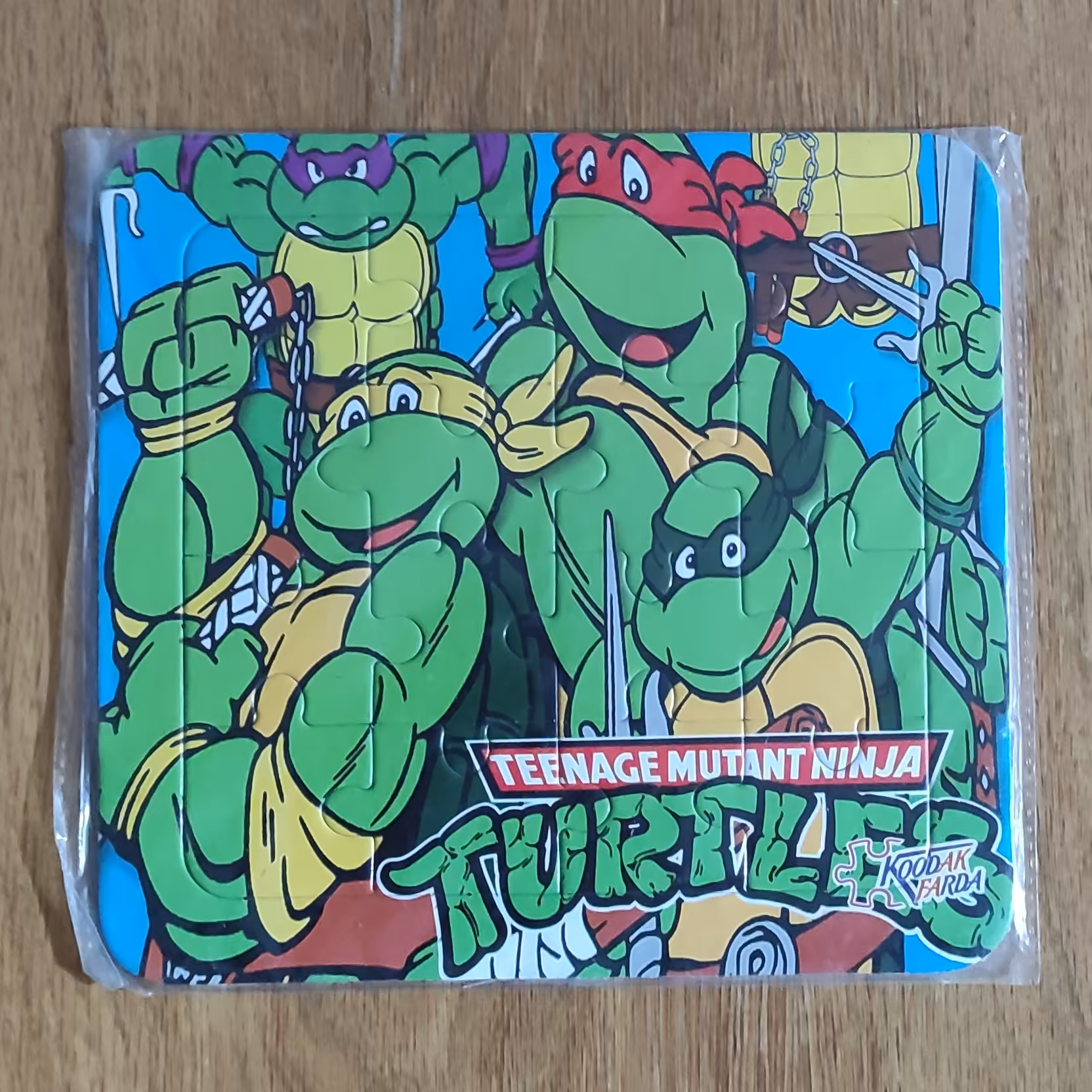 پازل مقوایی 15 تکه طرح لاک پشت های نینجا ، بازی فکری، سرگرمی، آموزشی و  افزایش هوش کودک