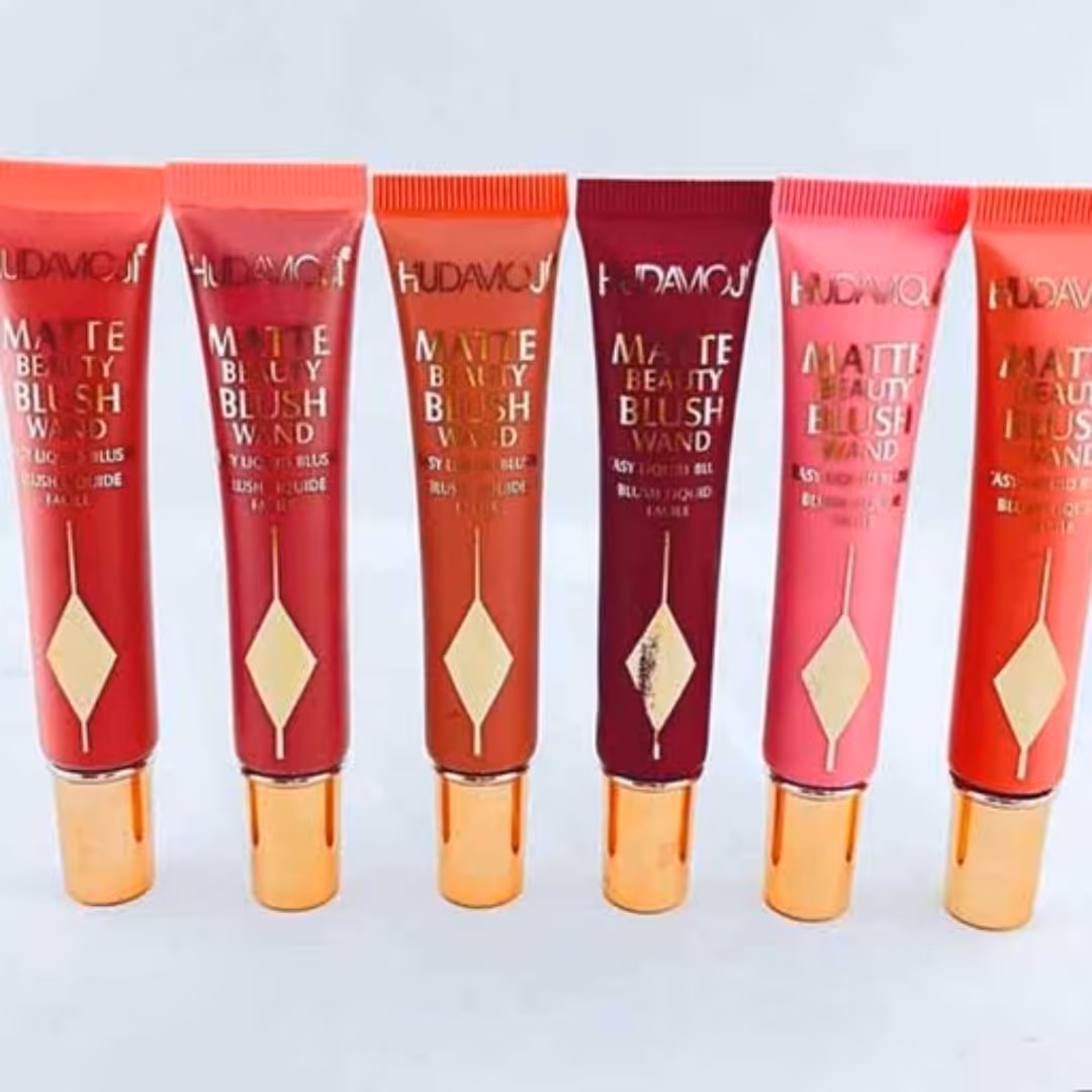 رژگونه مایع کیفیت عالی پیگمنت بالا رنگبندی نچرال و طبیعی قابل استفاده رژ سایه 