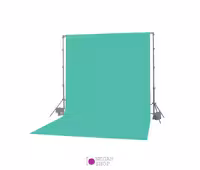 فون عکاسی مخمل سبز آبی روشن 3*5 کد 11